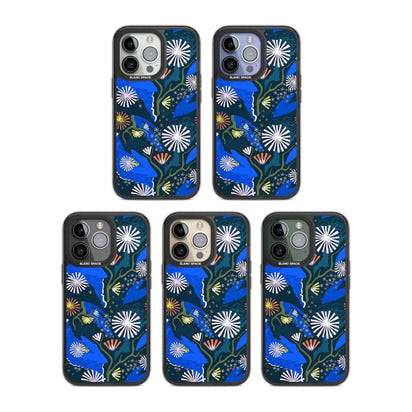 Dark Botanicals Abstract Pattern