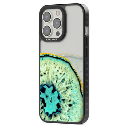 Géode turquoise en cristal