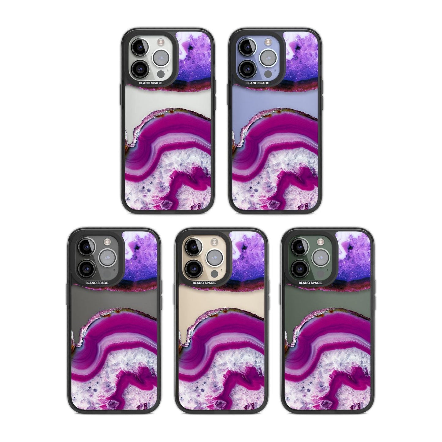 Tranche de cristal d'améthyste