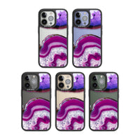 Tranche de cristal d'améthyste