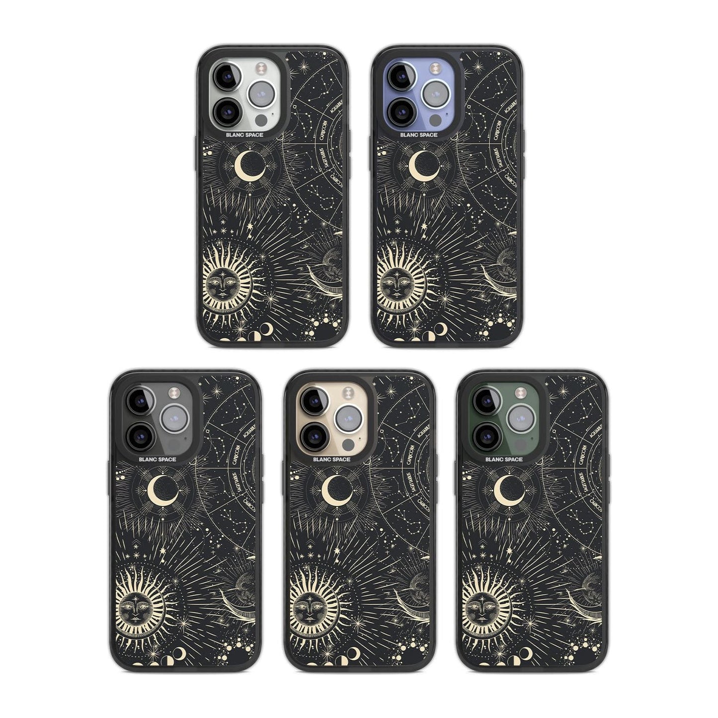 Soleil cosmique et symboles du zodiaque