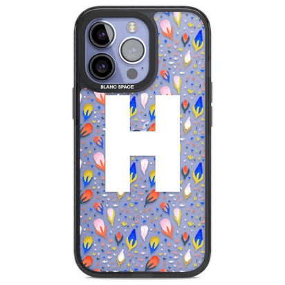 Personalised Abstract Floral Initial