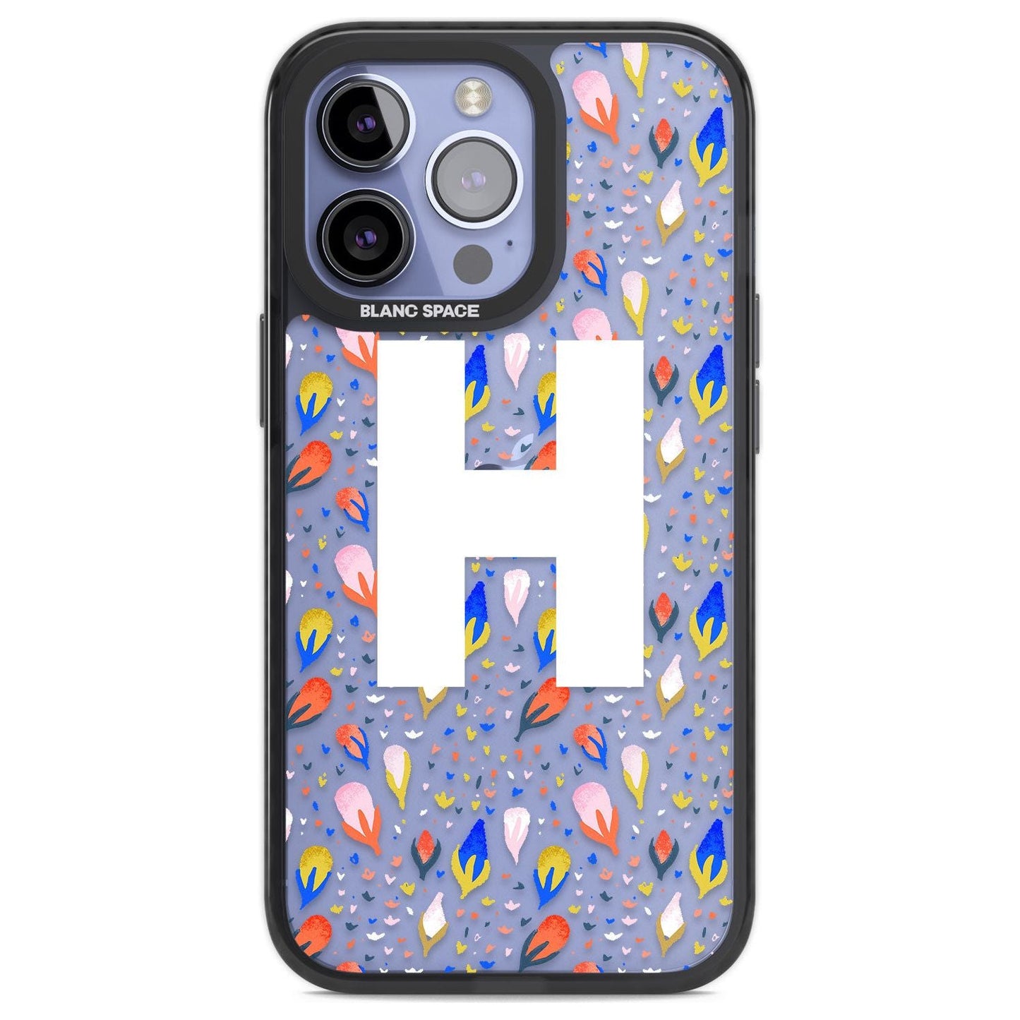 Personalised Abstract Floral Initial