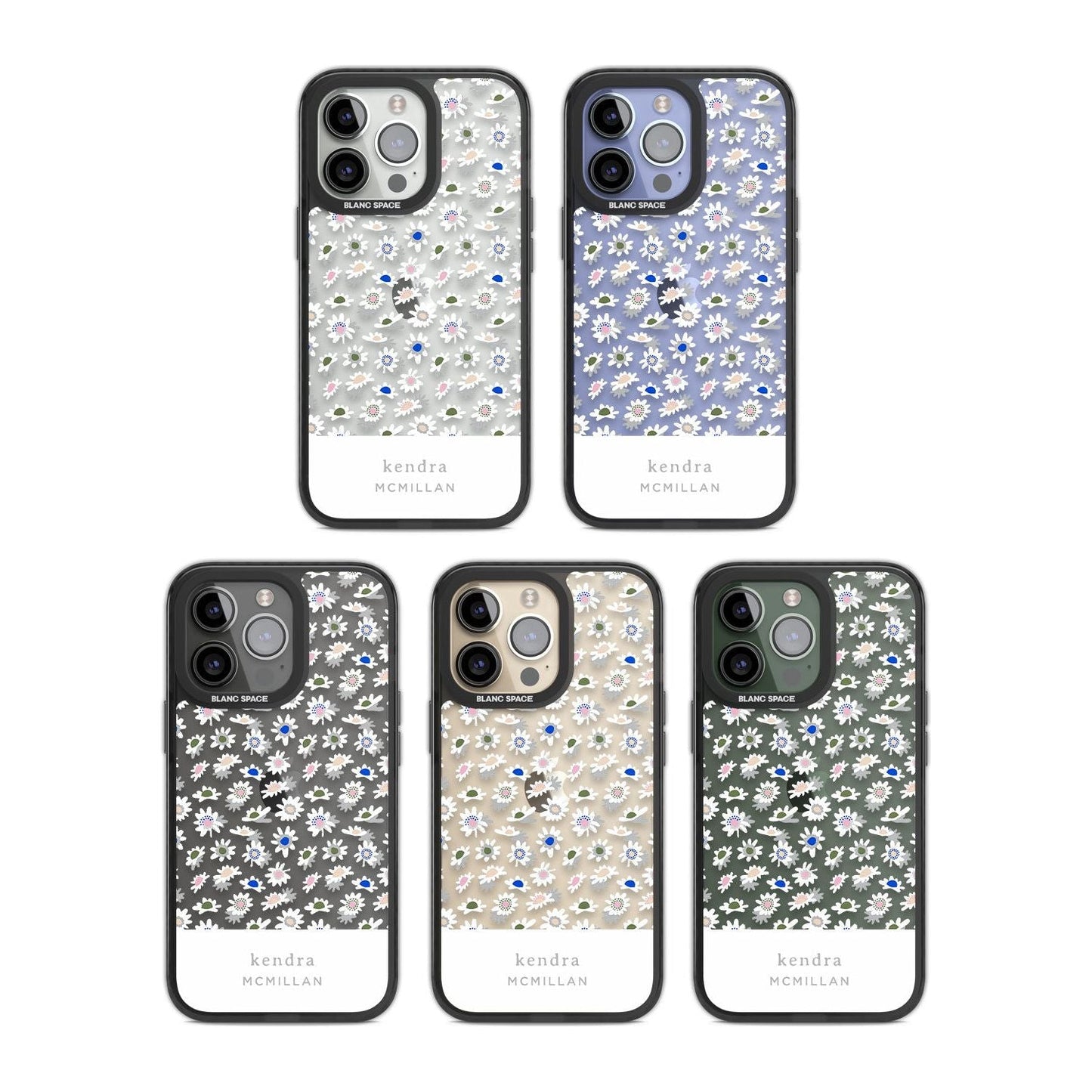 Personalised Grey & White Daisies