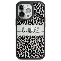 Personalised Cursive Leopard Spots