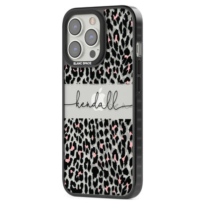 Personalised Cursive Leopard Spots