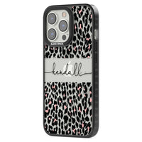 Personalised Cursive Leopard Spots