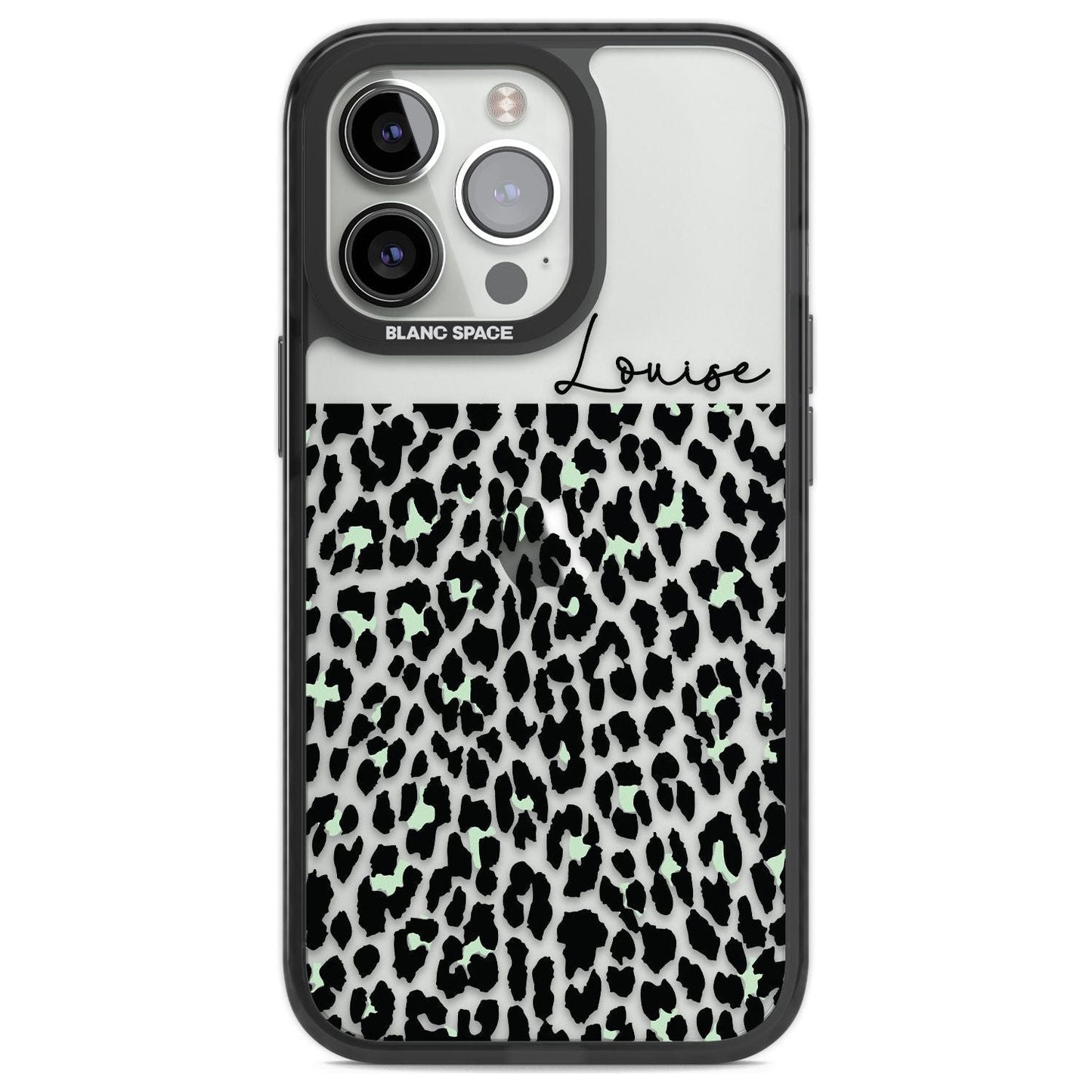 Personalised Seafoam Leopard