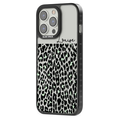 Personalised Seafoam Leopard