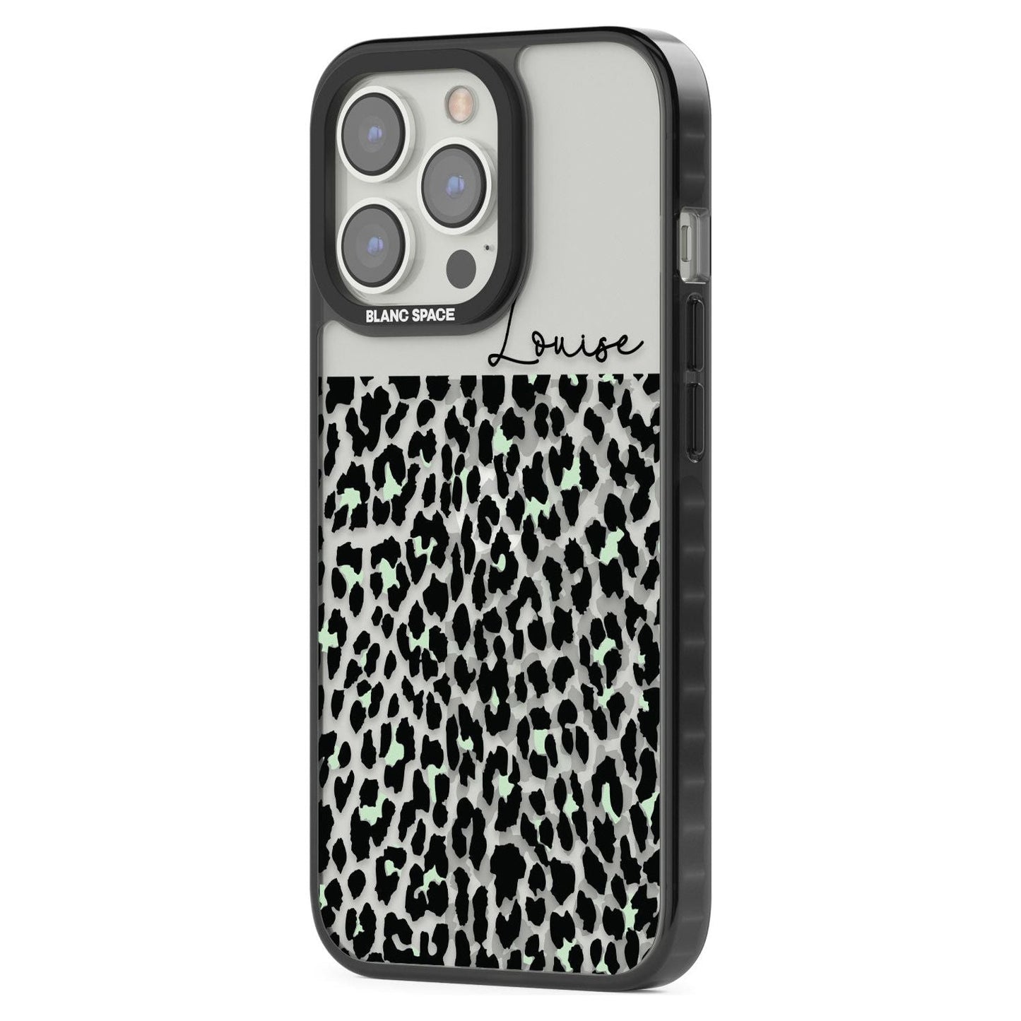 Personalised Seafoam Leopard