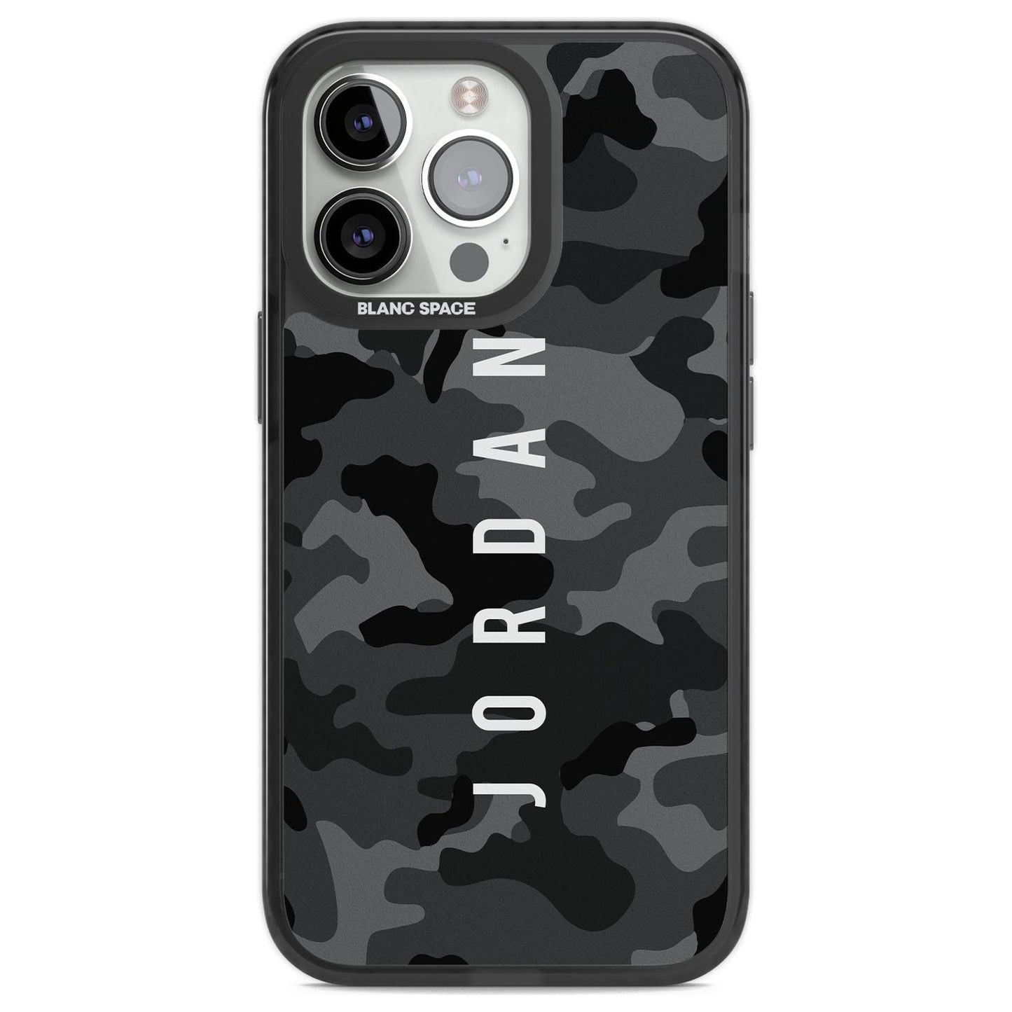 Personalised Black Camouflage Name