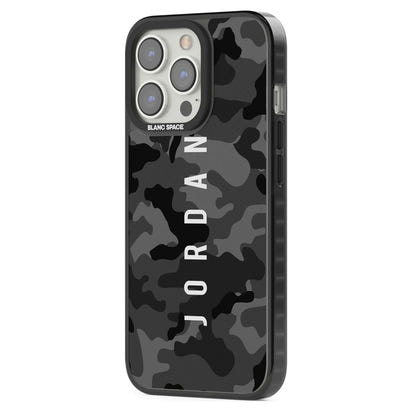 Personalised Black Camouflage Name