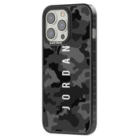 Personalised Black Camouflage Name