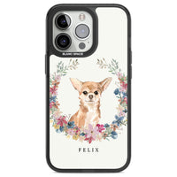 Personalised Chihuahua Floral Portrait