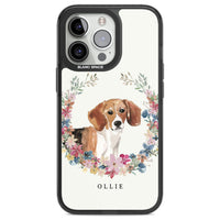Personalised Beagle Floral Portrait