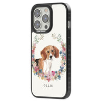 Personalised Beagle Floral Portrait