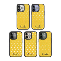 Personalised Yellow Polka Dot