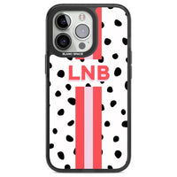 Personalised Polka & Pink Stripe