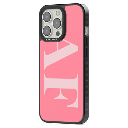 Personalised Light & Dark Pink Green Letters