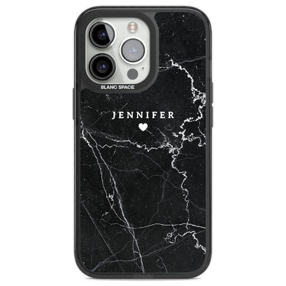Personalised Black Marble