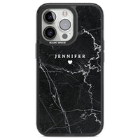 Personalised Black Marble