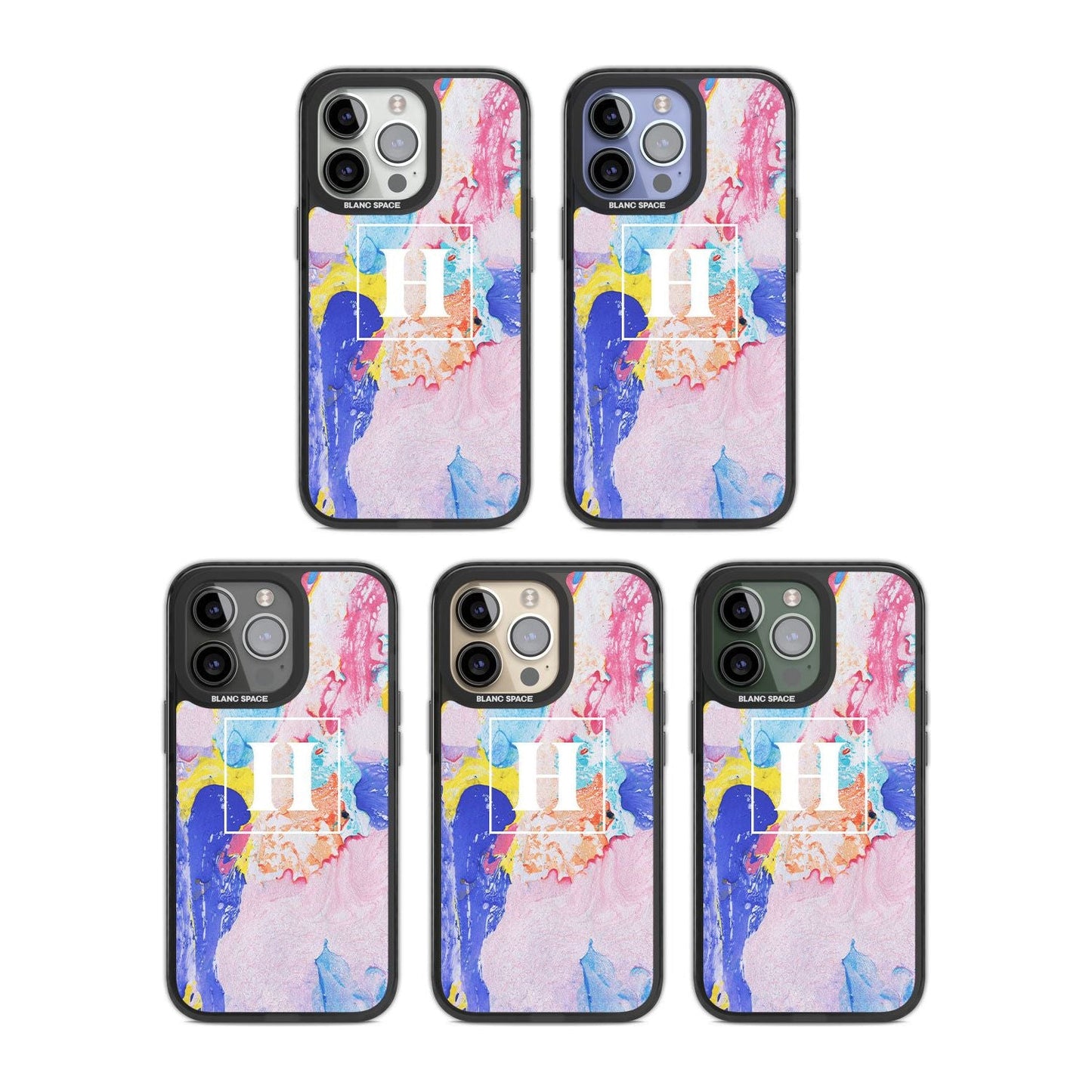 Mélange de marbre pastel personnalisé