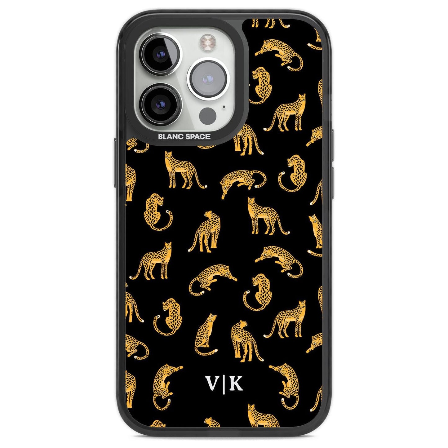 Personalised Gold Cheetah Pattern
