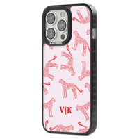 Guépard rouge et rose personnalisé