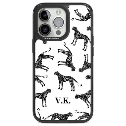 Personalised Black & White Cheetah Pattern