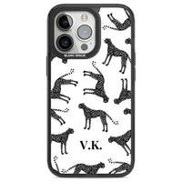 Personalised Black & White Cheetah Pattern