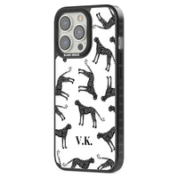 Personalised Black & White Cheetah Pattern