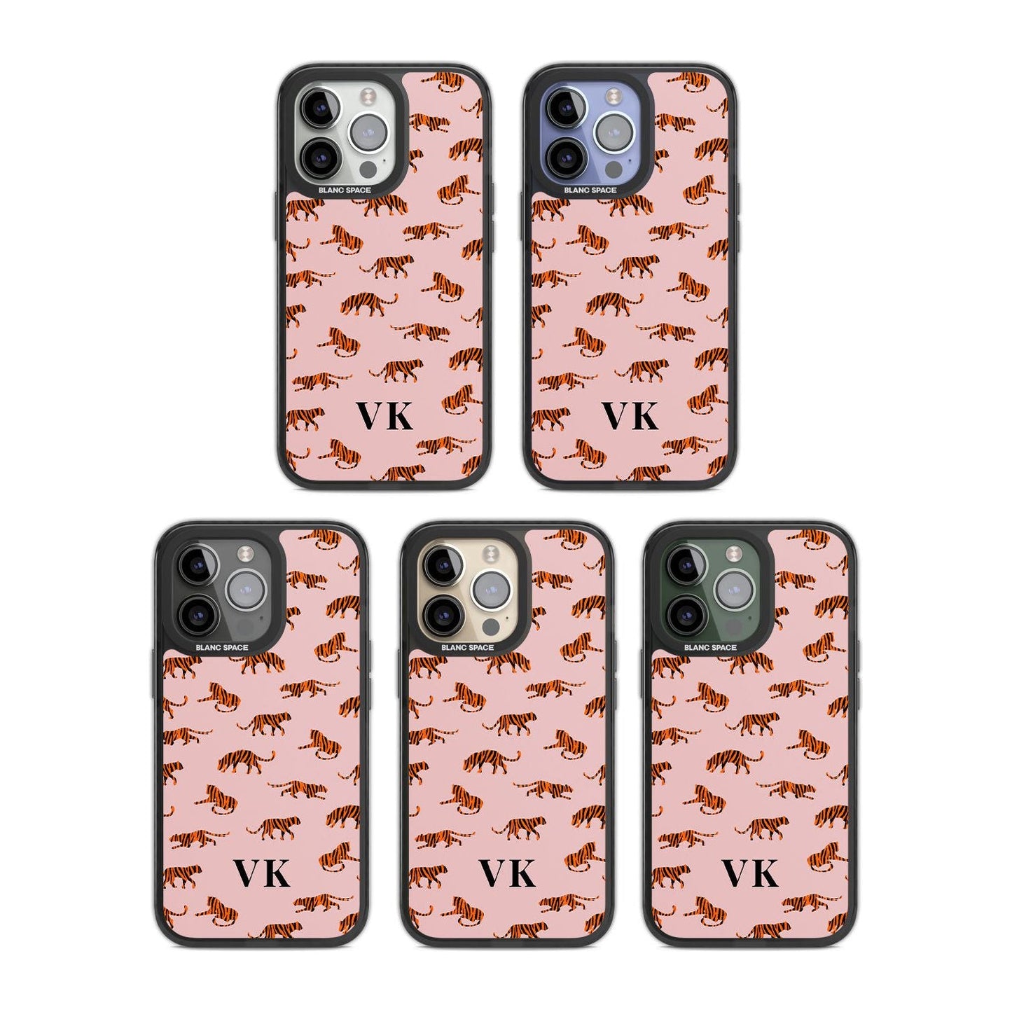 Personalised Pink Safari Tiger Pattern