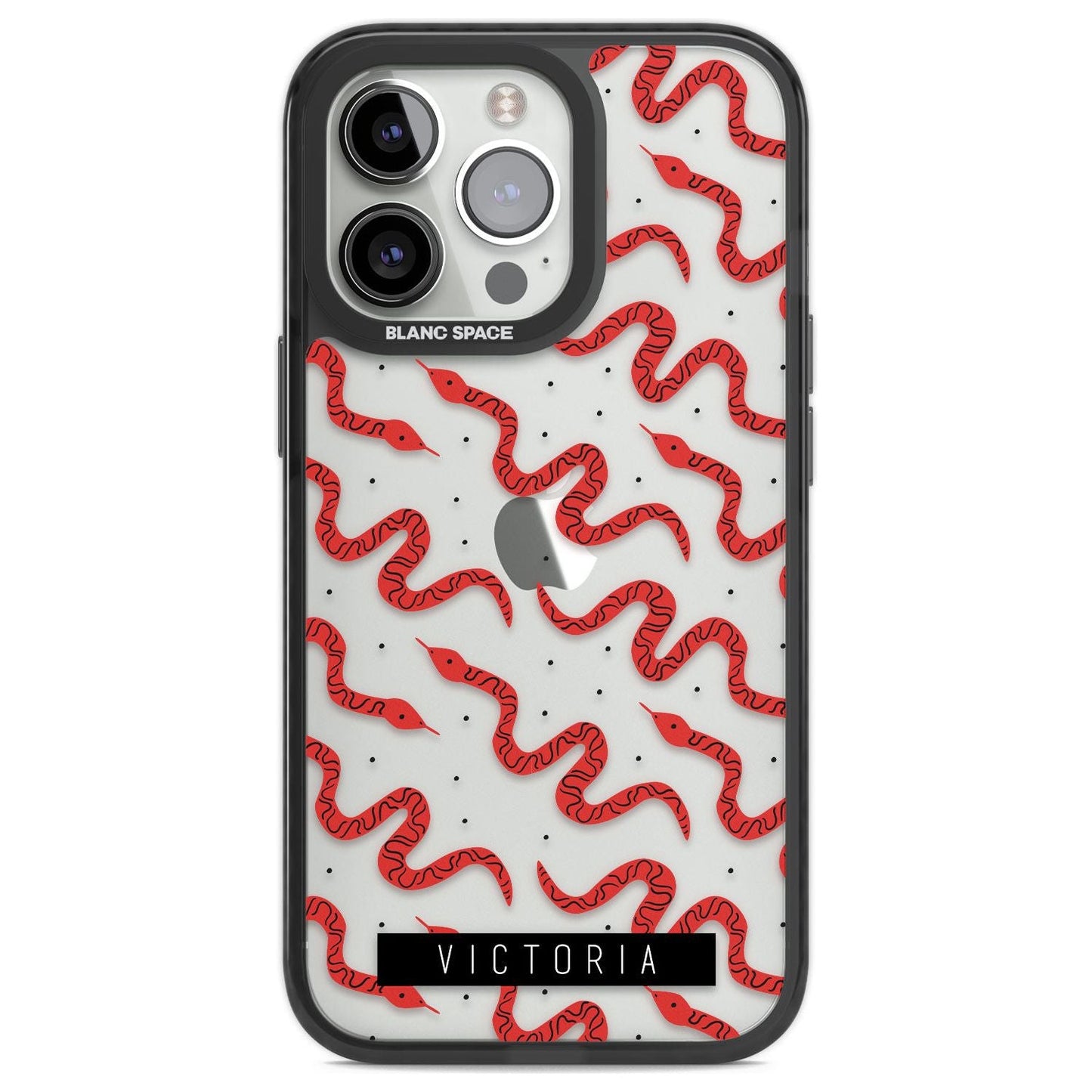 Personalised Red Snake Pattern