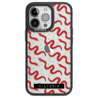 Personalised Red Snake Pattern