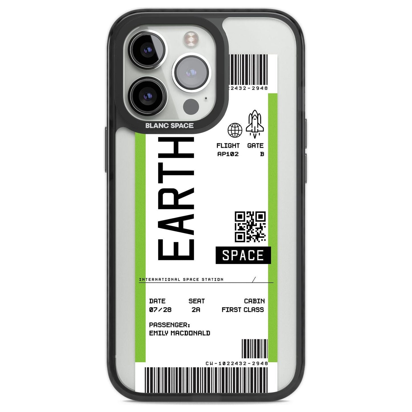 Personalised Earth Travel Ticket