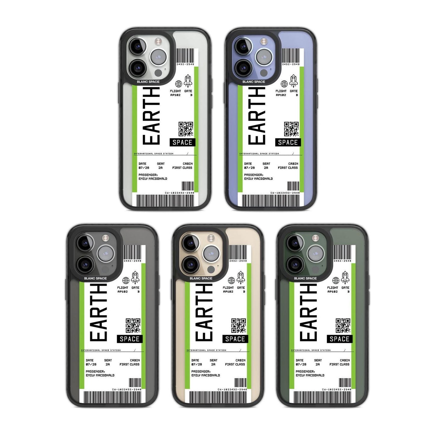 Personalised Earth Travel Ticket