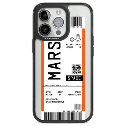 Personalised Mars Travel Ticket