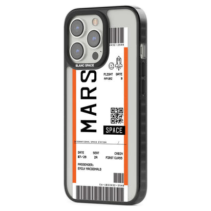 Personalised Mars Travel Ticket