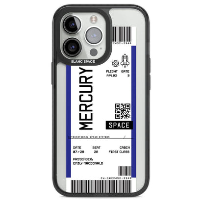Personalised Mercury Travel Ticket