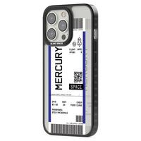 Personalised Mercury Travel Ticket