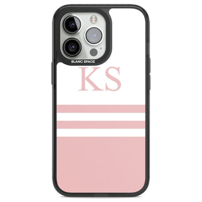 Personalised Pink Stripes & Initials