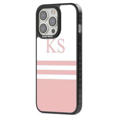 Personalised Pink Stripes & Initials