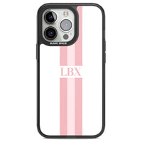 Personalised Minimal Pink Stripe