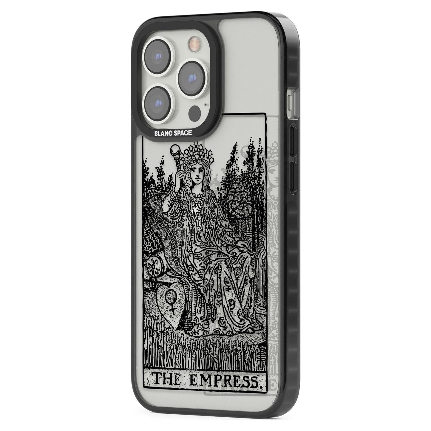 Personalisierte Tarotkarte „Die Kaiserin“ (Transparent)