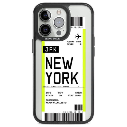 Personalised New York Boarding Pass