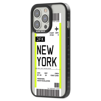 Personalised New York Boarding Pass