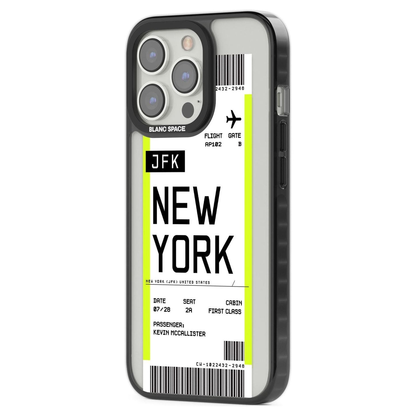 Personalised New York Boarding Pass