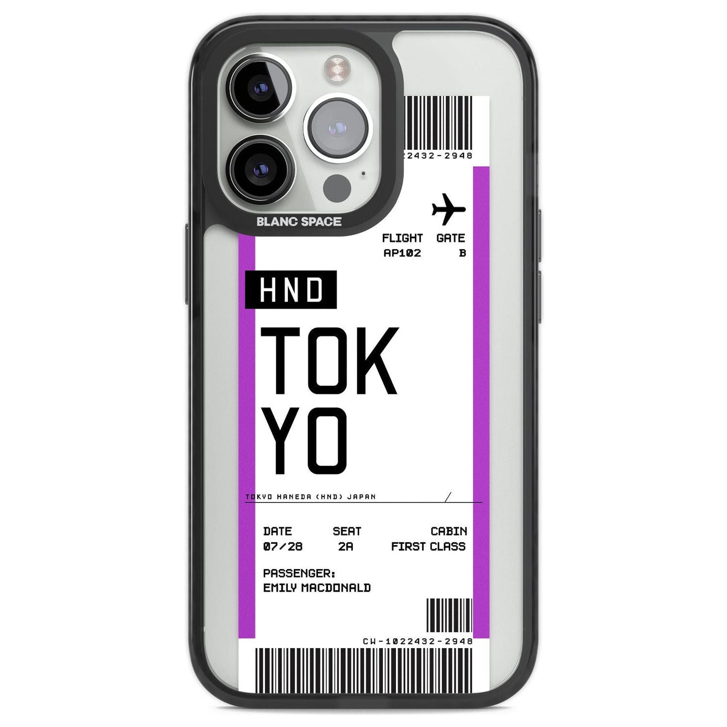 Personalised Tokyo Boarding Pass