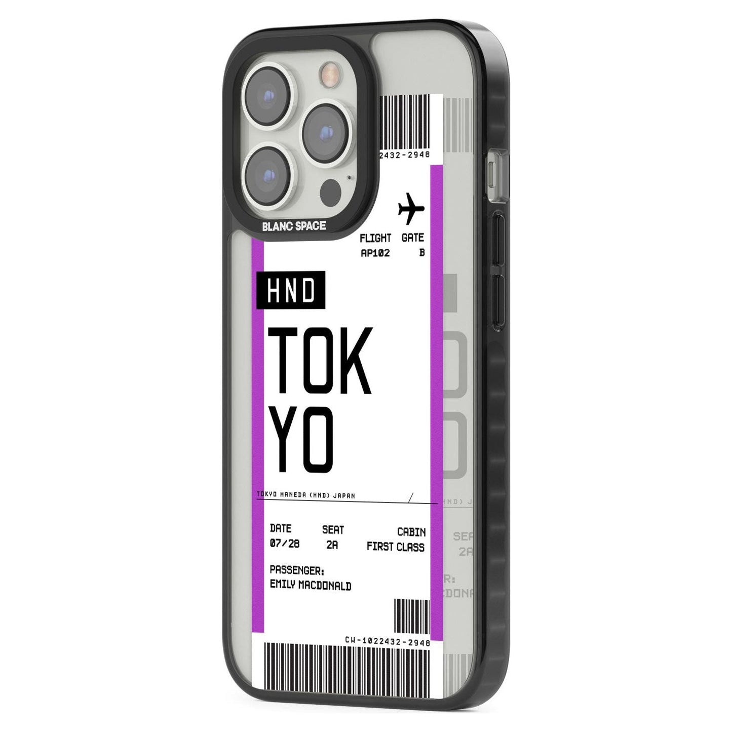 Personalised Tokyo Boarding Pass