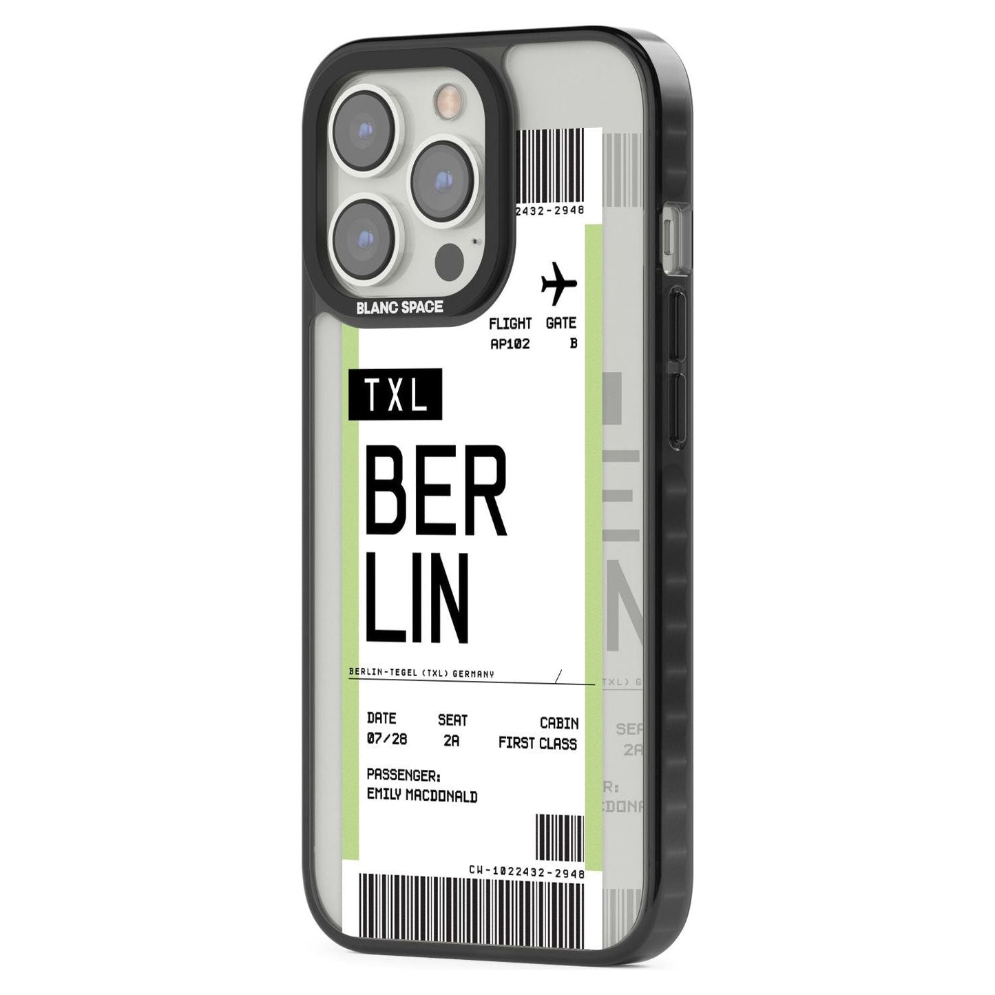 Personalised Berlin Boarding Pass